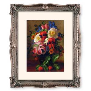 lot 5933 image: SIMONftS SHOP Vintage Picture Frames for Wall and Tabletop, Bronze Picture Frame 8x10 Matted to 5x7, Antique Style Photo Display