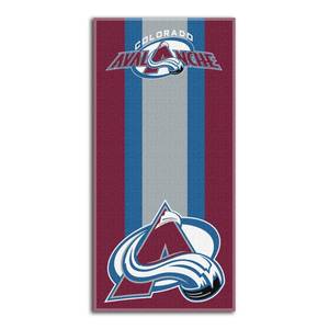 lot 6199 image: Northwest NHL Colorado Avalanche Beach Towel, 30 x 60in, Zone Readin