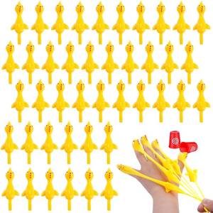 lot 6208 image: POPLAY 42PCS Flying Chicken Slingshot, Valentines Party Favors Treasure Box Toys for Kids, Flicking Rubber Chickens Finger Toys for Birthday Party Activity Gift, Classroom Prizes, Goodie Bag Stuffer