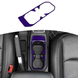 lot 6235 image: RT-TCZ for Wrangler JL Front Cup Holder Trim Purple for Jeep Wrangler JL JLU 2018 for Gladiator JT 2020 Purple Interior Accessories