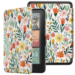 lot 6237 image: Famavala Case for 7� Amazon Kindle PaperwhiteSignature Edition (12th Generation, 2024 Release) and Kindle Colorsoft Signature Edition (1st Gen),Shell Cover with Auto WakeSleep (Blossoms)