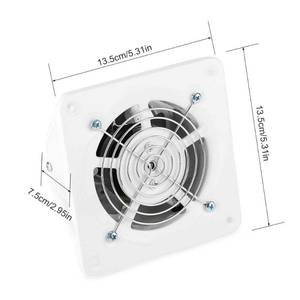 lot 6256 image: A01 25W 220V Bathroom Window Exhaust Fan, Bathroom Exhaust Fan, for Bedroom for Kitchen and Bathroom