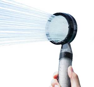 lot 6327 image: Handheld High Pressure Filtered Shower Head for Hard Water - Detachable Showerhead with Multi-Filtration System  By DAELIM Bath, Made in Korea (Shower head)