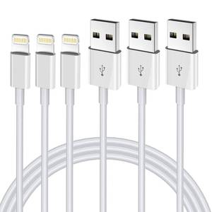 lot 6339 image: iPhone Charger 3FT, Apple MFi Certified Lightning Cable Original 3Pack USB Fast Charging Data Sync Cord Compatible with iPhone 131211 Pro MaxXS MAXXRXSX87Plus6S6SE5S(3Pack)