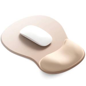 lot 6341 image: ErgoComfort Gel Wrist Rest Mouse Pad-Ergonomic Office Mousepad with Wrist Support-Non-Slip, Design Desk Accessories Mat for HomeandGame Decor (06Nude Rest)