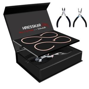 lot 6347 image: CHZHEN Permanent Bracelet Kit for Couples - DIY Matching Jewelry Set with Chains and Tools  Romantic Infinity Bracelets for Anniversaries, Weddings and Date Nights (Rose Gold)