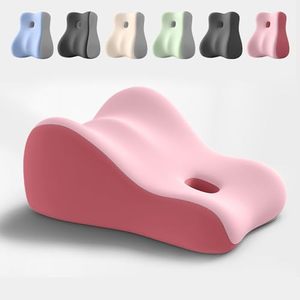lot 7631 image: Ptdwaz 7 in 1 Couples Butt Cushion for Pregnant Furniture Position Couples Pillow Suitable for Home Use, Ideal for Sitting and Lying, Foam Pillow Modern and Simple Style- Pink
