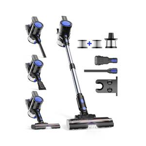lot 7632 image: Cordless Vacuum Cleaner, 45KPA Stick Vacuum Cleaners for Home with Up to 45 Mins Runtime, 6-in-1 Rechargeable Lightweight Vacuum with Powerful Suction for Carpets, Pet Hair, Hardwood Floors