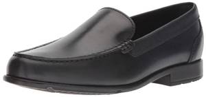 lot 9042 image: Rockport mens Classic Lite Venetian loafers shoes, Black, 9 Wide US