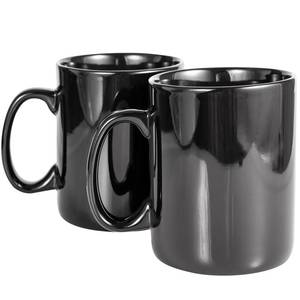 lot 9252 image: BYCNZB 30oz Super Large Ceramic Coffee Mugs Large Handles Set of 2 (black)
