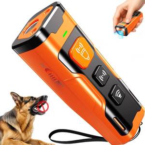 lot 10073 image: QVNNVQ Dog Bark Deterrent Devices, Ultrasonic Anti Barking Device for Dogs, Stopping Own or Neighborfts Dog Barking,Portable Dog Training Device, Safe and Effective for Indoor and Outdoor Use, Orange