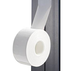 lot 10080 image: White Weather Sealing Film - Window AC Seal, Air Conditioner Sealing Tape No Residue Waterproof Self Adhesive for Keep Out Cold Air Dust Rain 2IN X 99FT