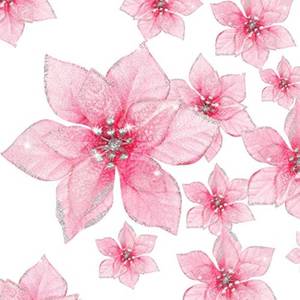 lot 10086 image: WILLBOND 36 Pcs 3 Size Christmas Poinsettia Christmas Tree Flowers Glitter Faux Flowers Decoration Artificial Poinsettia Ornaments for New Year Home Outdoor Decoration(34 6 Inch,Pink)