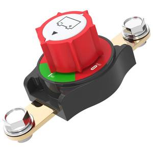 lot 10197 image: Battery Disconnect Switch, Hilictokt Side Post Battery Disconnect Switch OnOff 275A 12V-48V Power Cut Off for Car Vehicle RV and Boat