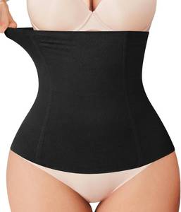 lot 10220 image: Nebility Womensft Waist Trainer Tummy Control Waist Cincher Slim Body Shaper (Black Without Hook, S)