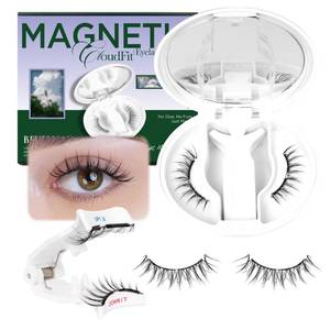 lot 10290 image: BEYELIAN Portable Magnetic Eyelashes with Applicator Kit All-In-One Box, Upgrade Soft Reusable Magnetic Lashes, No Glue Needed False Eyelashes for Eye YT35 (Lightweight and Comfortable)