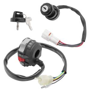 lot 14093 image: M MATI Start Stop Headlight Switch and Ignition Key Switch for Yamaha Warrior 350 Grizzly 600 1996-2001 Big Bear 350 Wolverine 350 1995-2001 Kodiak 400 1993-1999 Moto-4 350 1995