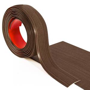 lot 14122 image: Art3d Vinyl Floor Transition Strip - Laminate Floor Divider for Joining Gaps and Carpets, Brown (10 FT, 1.57in)