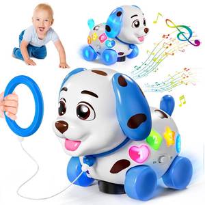 lot 15786 image: HumorPlay Musical Puppy Baby Toy 6-12-18 Month, Crawling and Walking Toys for 1 Year Old Boy Girl Gifts, Birthday Gift for 1 Year Old Boy Toy, Bilingual Infant Present for 6 7 8 9 10 Month
