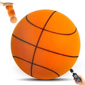 lot 15813 image: Qtheaes Silent Basketball Size 7 (29.5), Soft Foam Indoor Basketball for Quiet Dribbling and Training, Grooved Airless Pro PU Foam Ball, Soundless Indoor Activitiesin