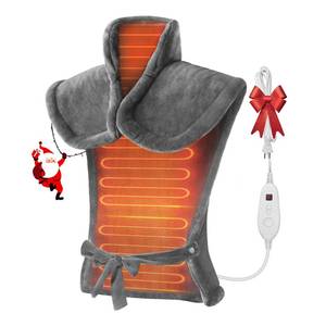 lot 15817 image: Snailax Heating Pad for Neck and Shoulders and Back, Large Heating Pad for Neck and Shoulders, Electric Heated Wrap, 6 Heat Settings and Auto Shut Off, Washable,Gifts