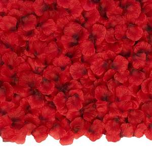 lot 16208 image: BESKIT 3000 PCS Dark Red Artificial Silk Rose Petals for Romantic Night, Wedding, Party, Anniversary Flower Decorations