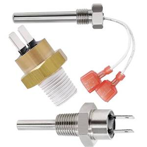 lot 16247 image: Funmit 42002-0024S Stack Flue Sensor 42001-0063S High Limit Switch and 42001-0053S Heater Thermistor Spa Hearters Replacement for Pentair