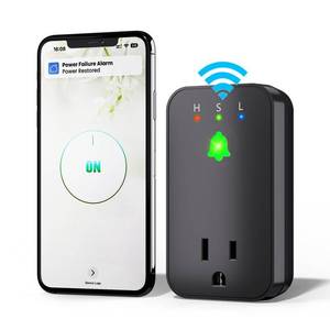 lot 16272 image: Power Failure Alarm WiFi, Smart Power Outage Alarm with App Notifications, Mini Size Freezer Alert with Loud 110dB and LED Indicator and Voltage Detection, Home Power Monitor for GFCI Trips, Sump Pump 