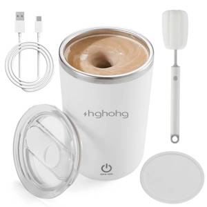 lot 16284 image: HGHOHG Self Stirring Coffee Mug, 2025 New Automatic Magnetic Stirring Cup, 12Oz, Rechargeable Electric Mixing Cup for Coffee, Milk, Tea,Portable For Travel, Office,School, Gym And Gift (White)