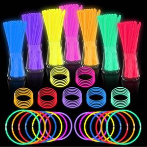 lot 16290 image: JICUICUI Glow Sticks Bulk Party Pack- Ultra Bright 50pk Glow in the Dark Party Favors, Valentines Decorations, Glow Sticks Party Supplies Glow Necklaces and Glow Bracelets with Connectors