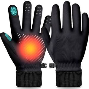 lot 16304 image: LOUXPERT Winter Waterproof Gloves for Women Water Proof Touch Screen Gloves for Men Running Hiking, Cold Weather Touchscreen Phone Texting Warm Snow Water Resistant Thermal (Black, X-Large)