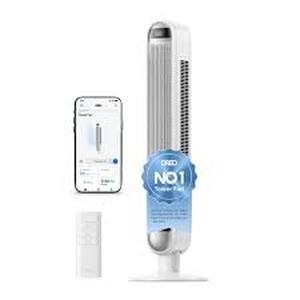 lot 3231 image: DREO Smart Tower Fan with App Control