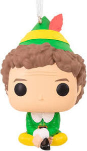 lot 10200 image: Hallmark Elf Buddy The Elf Funko POP Christmas Ornament