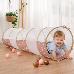 lot 3272 image: Kids Play Tunnel Tent for Toddlers, 70 x 18in Baby Tunnel Crawl Indoor, Play Tunnel for Kids to Crawl Through for Baby or Pet, Indoor and Outdoor Toys for Backyard Playsetin