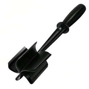 lot 4263 image: VUCVOLH Meat Chopper and Ground Beef Masher, 5-Blade Heat-Resistant Nylon Kitchen Tool, Ideal as a Hamburger Smasher, Potato Masher and Taco Meat Prep Tool, Dishwasher Safe, Black