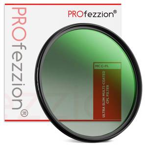lot 4280 image: PROfezzion 40.5mm Circular Polarizer Filter 12 Layer Multi-Coated MC CPL Circular Polarizing Filter for Camera Lenses with HD Optical GlassUltra SlimReduce ReflectionEnhance Contrast