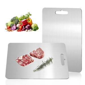 lot 4320 image: Katuchef Titanium Cutting Board,2026 New 100percent Pure Titanium Cutting Boards for Kitchen,Titan Cut Pro Non toxic Doubld-Side Durable Chopping Boards, Easy to Clean and Store(1PC-XL18.11  11.81)