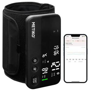 lot 4326 image: METIKO Wireless Blood Pressure Monitor Upper Arm(Cuff 8.6-12.6in) Bluetooth Blood Pressure Machine, Ultralight Portable Rechargeable Blood Pressure Monitor, App Enabled iOSAndroid BP Machinein