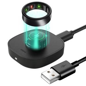 lot 4330 image: sylacor Compatible with Aura Ring Gen 3 Charger, Fast Charging Dock with USB-C Cable for Ring Gen 3 HorizonHeritage (Size 9 New)