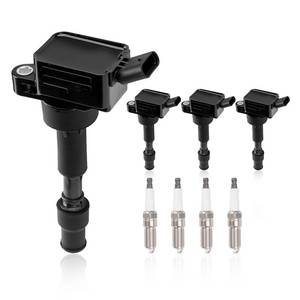 lot 5954 image: UF816 Set of 4 Ignition Coil Packs and Spark Plugs Compatible with 2016-2021 Hyundai Elantra Kona Sonata Hybrid Veloster Kia Forte Optima Hybrid Soul 2.0L Replace# 27300-2E601 49137 GN10877