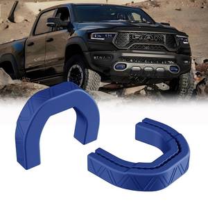 lot 6391 image: Front Tow Hooks Covers Hitch Cover Customized Car Tow Hooks Compatible with RAM 1500 Accessories 2019-2025,2026 (Blue)