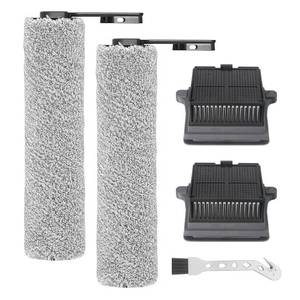 lot 6401 image: Accessory Set for Tineco iFLOOR 5 Breeze Complete WetDry All-in-One Vacuum Cleaner Replacement Parts, 2 Brush Rollers  2 Filters  1 Cleaning Brush