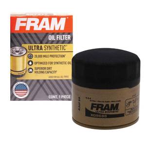 lot 6441 image: FRAM Synthetic XG9688P 20K Mile Change Automotive Replacement Engine Oil Filter for Synthetic Oil Changes, Premium Vehicle Engine Protection Oil Filter for Select Vehicle Model Years