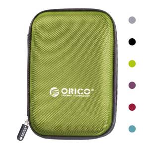 lot 6487 image: ORICO Hard Drive Case 2.5 inch External Drive Storage Carrying Bag Waterproof Shockproof with Inner Size 5.5x3.5x1.0inch for Organizing HDD and Electronic Accessories, Green(PHD-25)