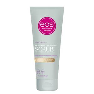 lot 8148 image: eos Cashmere Skin Collection Pre-Shave Scrub- Vanilla Cashmere, Exfoliating Body Scrub, Vanilla Body Scrub, Hydrating, Shea Sugar, 7 fl oz