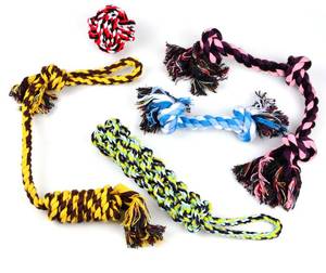lot 8151 image: Youngever 5 Pack Durable Dog Rope Toys for Small and Medium Dogs