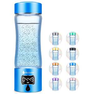 lot 9302 image: Hydrogen Water Bottle Generator, 340ml Portable Hydrogen Water Maker with SPEPEM Technology, 5000ppb Rechargeable Ionizer Machine for Health and Wellness, BPA-Free Glass