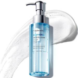 lot 10344 image: SKINTIFIC Panthenol Gentle Foaming Facial Cleanser  Daily Oil Control Face Wash for Women and Men, Soothes Troubled Skin, Amino Acid  Ceramide, Balances Skin Barrier, Smooth and Refreshed Complexion