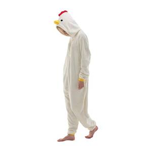 lot 10368 image: Snug Fit Unisex Adult Onesie Pajamas, Flannel Cosplay Animal One Piece Halloween Costume Sleepwear Homewear