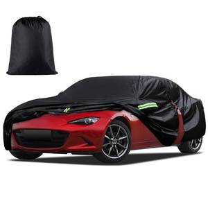 lot 13768 image: Car Cover Custom Fit for Mazda MX-5 Miata (1989-2025), Waterproof All Weather for Automobiles Full Exterior Cover Sun Rain Snow Protector with Door Zipper